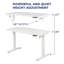 Bureau debout électrique complet (sans la chaise)