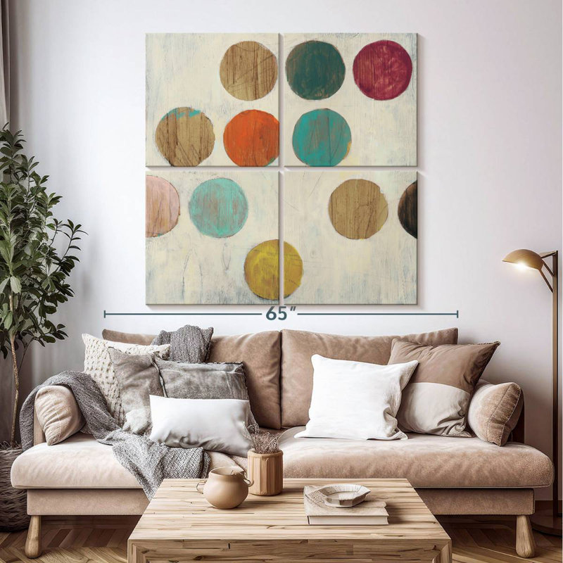 Dot Matrix I, 50" H x 50" W