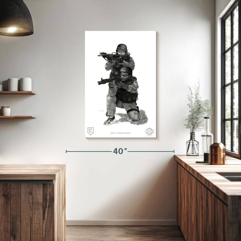 Got Your Back, 39" H x 26" W
