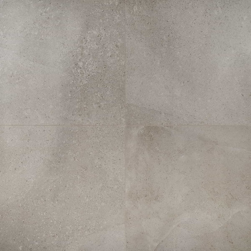 New Rock 24X24 Matte Porcelain Tile, Fumo Light Gray