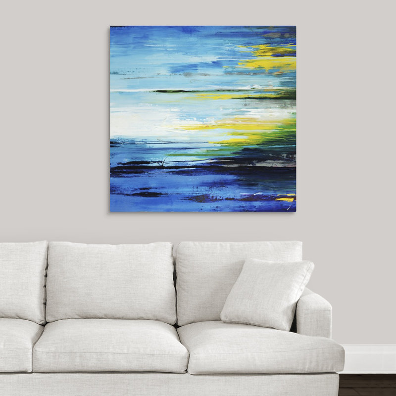 " The Fallen " by Sydney Edmunds, 35" H x 35" W x 1.5" D, Wrapped Canvas