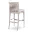 Caribe Upholstered Stool with Solid Wood Frame-51383282-51383283