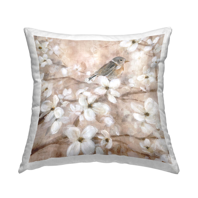Floral Throw Pillow
