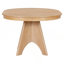 Table de salle à manger extensible vintage pour 4-6, table de cuisine rustique de 42 à 58 pouces avec finition patinée et pieds croisés robustes-1562831351