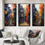 «Cityscape Alleyway Patchwork», 3 pièces-394861095-394861091