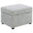 Kammer Upholstered Hydraulic Lift Top Storage Ottoman Grey-777700643