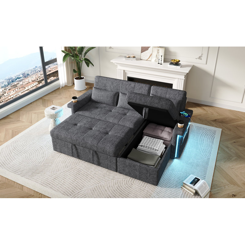 Sofa, Grey Chenille, Grey