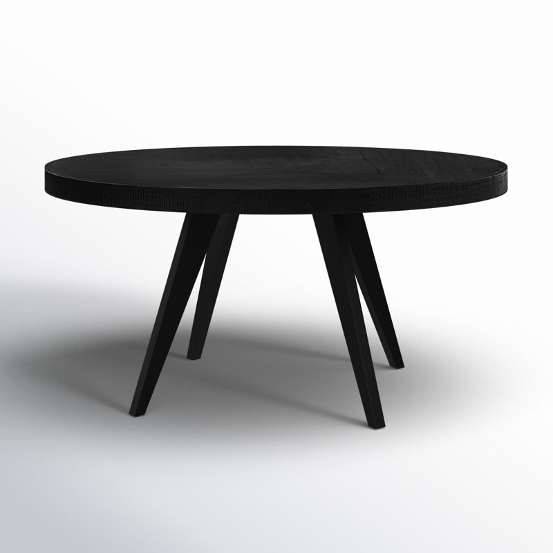 Table de salle à manger Carlos, Noir, noir, noir, noir, H 30 po x l 60 po x P 60 po