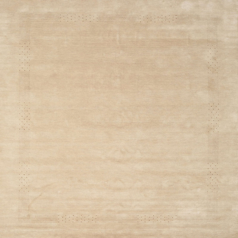 Surface beige contemporaine tapis, Carré 4 pi