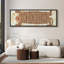 Impression sur toile encadrée de tigre brun avec fleurs sauvages-111653088-111653090