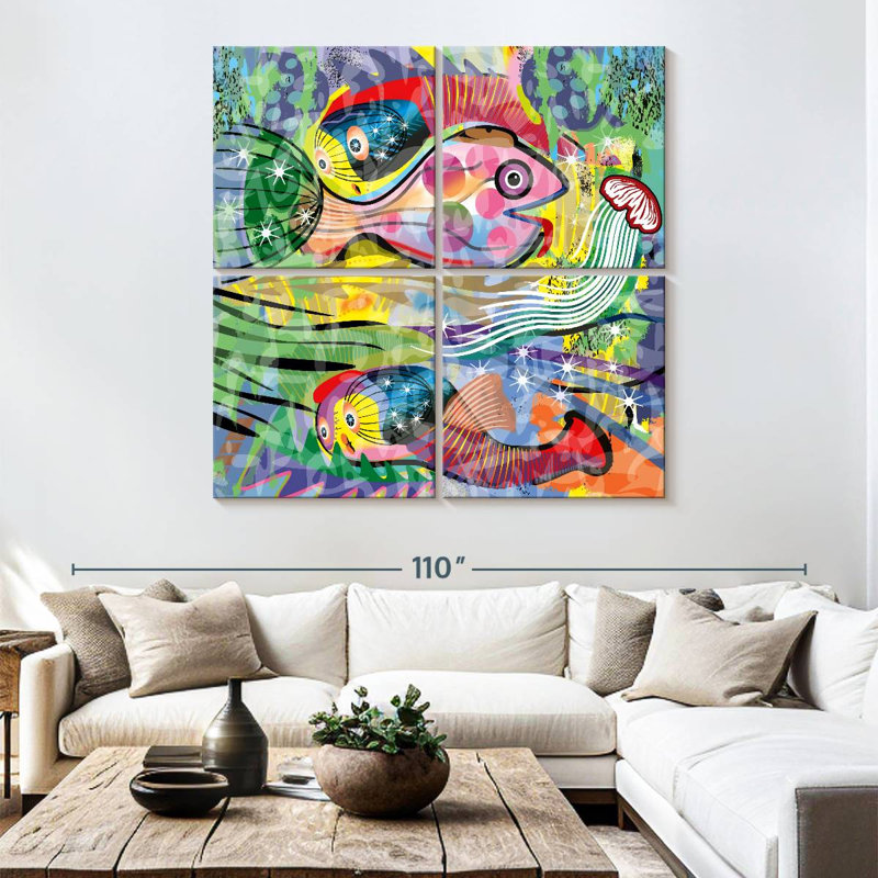 Brampt Mariscos, 74" H x 74" W