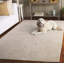 Tapis brun / beige en laine / coton touffeté à la main Marquee 507-108597649