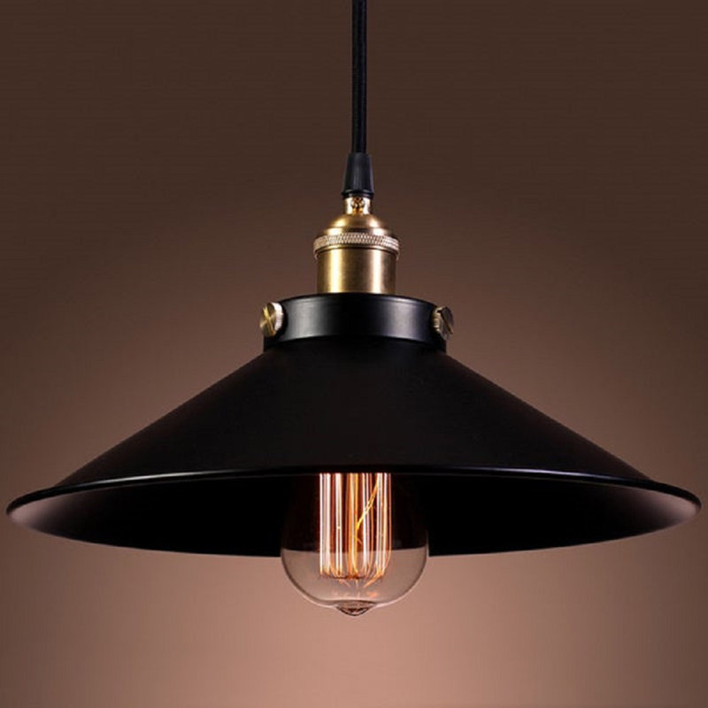 Luminaire suspendu conique à 1 lumière Lepanto
