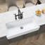 Évier de cuisine à tablier frontal blanc L 37 po x l 19 po