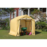 Garden 6 ft. W x 6 ft. D Metal Portable Storage Shed