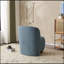 Chaise d'appoint polyvalente et moderne avec construction robuste et revêtement confortable-1289486783