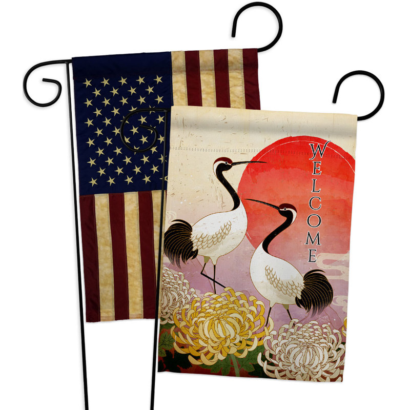 Drapeaux de jardin 18,5 x 13 pi