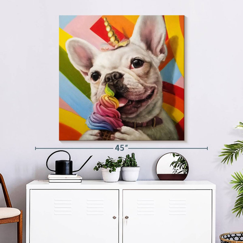 Crowle Rainbow Party, 33" H x 33" W