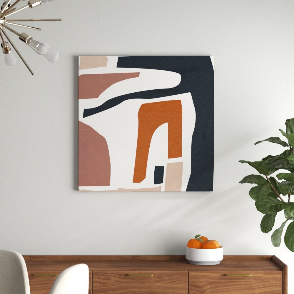 Leinwandbild Mid Century Shapes II von Melissa Wang