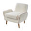 Fauteuil d'appoint rembourré en peluche