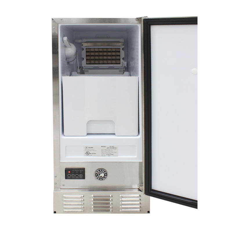 Brama Stainless Steel Outdoor Undercounter Ice Maker