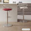 Chaise d'appoint à dossier bas beige (ensemble de 2)-1574657213