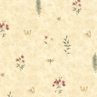 Rouleau de papier peint texturé floral L 32,7 pi x l 20,5 po Norton