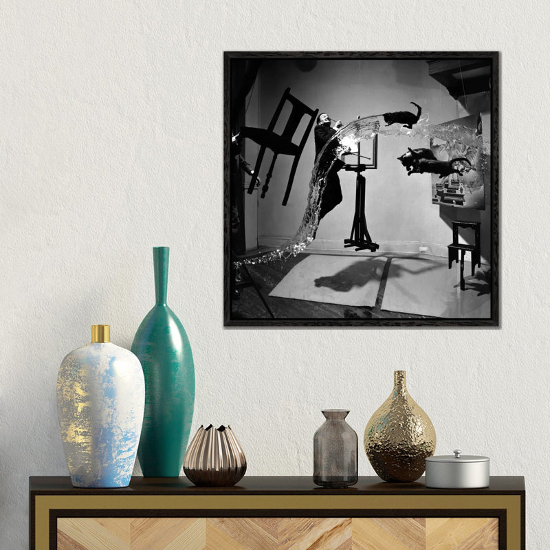 Philippe Halsman by Philippe Halsman - Floater Frame Gallery-Wrapped Canvas Giclée on Canvas, Black, 45.72 cm H x 45.72 cm W