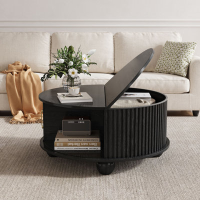 Table basse 31,5 "moderne avec rangement