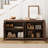 60" Sideboard With Storage, 4 Doors Modern Buffet Cabinet With 2 Large Cabinet & Adjustable Shelves For Dining Room, Kitchen, Entryway-89154061