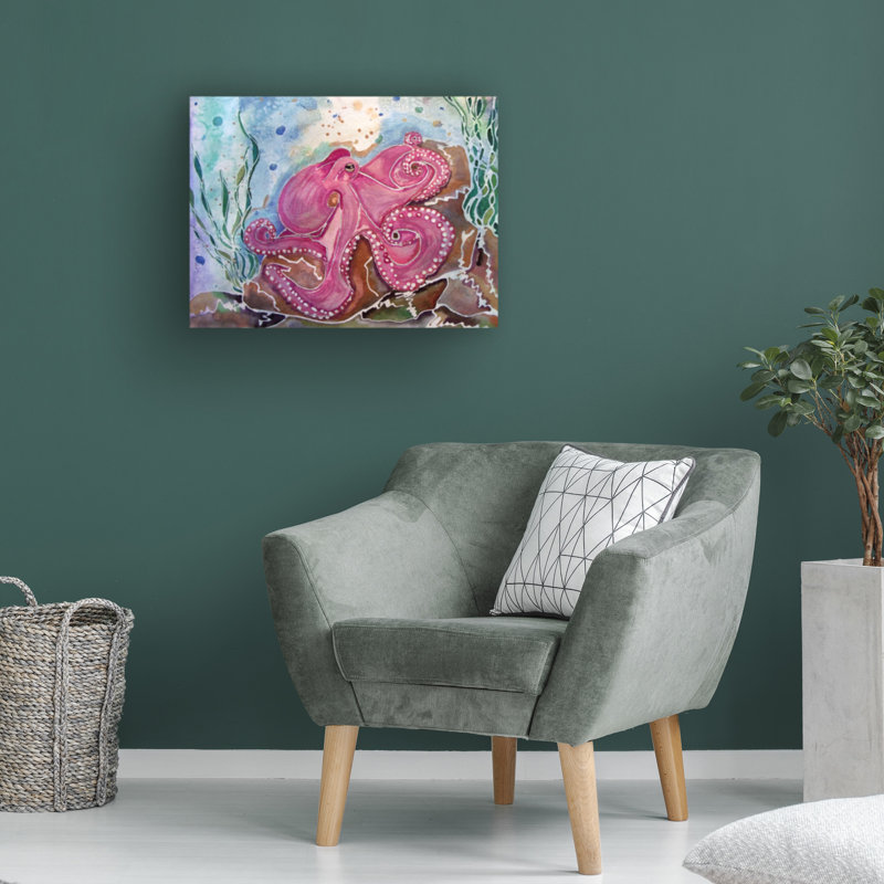 «OctopiLullaby» par Lauren Moss - impression sur toile tendue, H 18 po x l 24 po x P 2 po