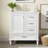 30" Vanity with Gold Handles – Soft-Close Door + 3 Graduated Drawers, White Ceramic Sink. Solid-Wood Frame, 4" Faucet Deck-551577053