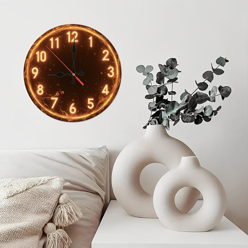 Horloge féroce avec étincelles