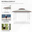 Pavillon de jardin escamotable Pop Up