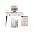 Makeup Vanity with Light mirror,5 drawers,1 chair-879942750