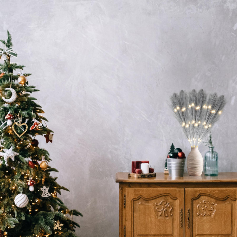 PVC Holiday Shaped Ornament, Grey