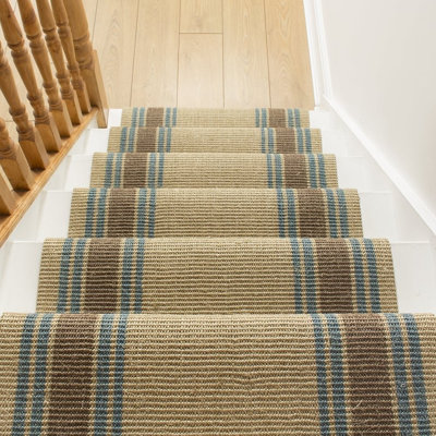 Stair Runner Alpert Striped Hand Woven Indoor Area Rug
