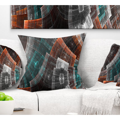 Abstract Throw Pillow