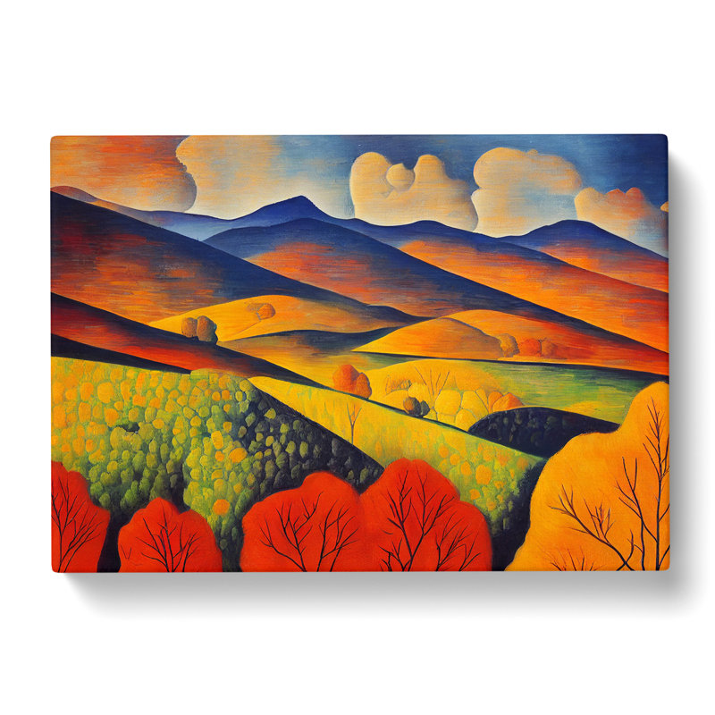 Unbeatable Meadow Landscape - Wrapped Canvas, 35cm H x 50cm W x 3cm D