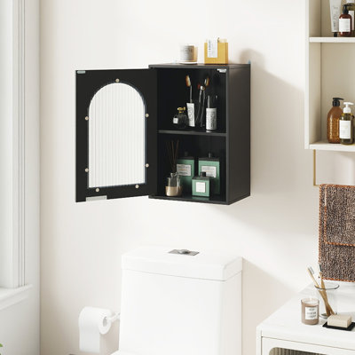 Glass Wall Bathroom Cabinet