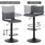 Upholstered Adjustable Height Counter Stool with Metal Frame-92644962-135654680