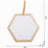 Harlan hexagonal mirror, 16x14''
