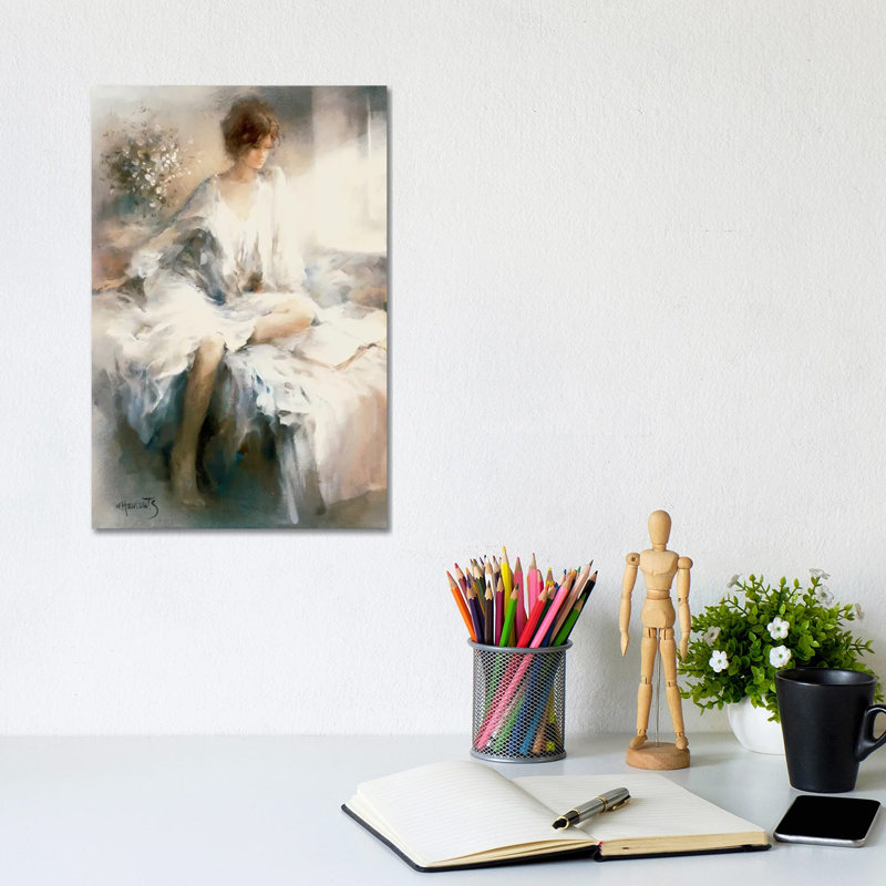 Meditation by Willem Haenraets - Wrapped Canvas Print, 20.32 cm H x 30.48 cm W