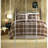 Cozy Microfiber Bedding Sets, Rustic Plaid Full Queen Home Comfort