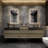 Golitz 103.5'' Double Bathroom Vanity with Stainless Steel Top-2043532161