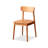Burlywood Solid back side Chair(Set of 2)