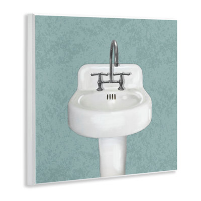 Plaque murale simple pour lavabo de salle de bain, design par Matthew Piotrowicz