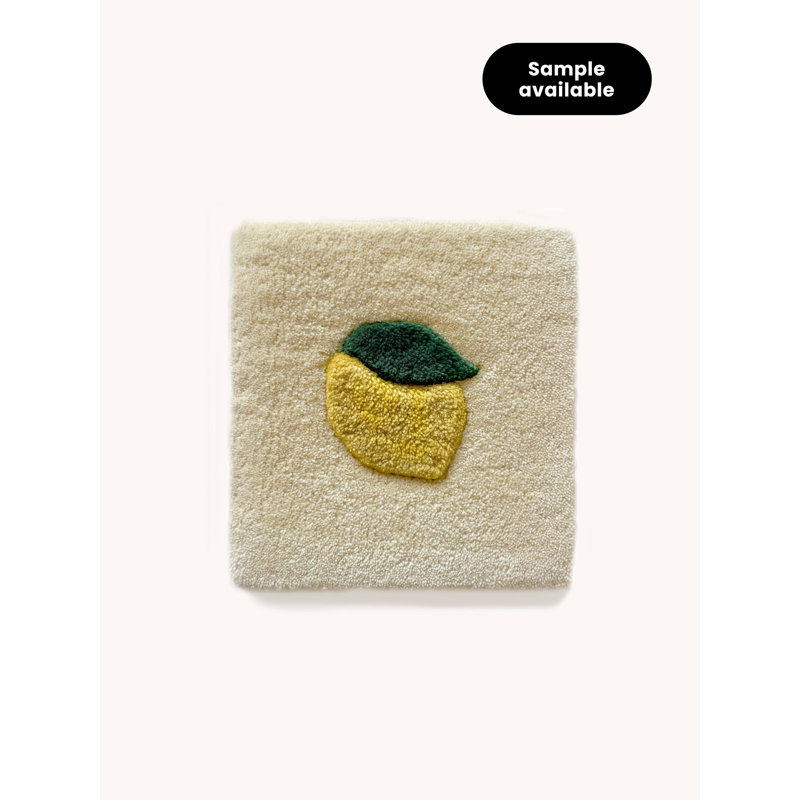 Rug Lemons, Rectangle 3'11.24" x 5'10.87"