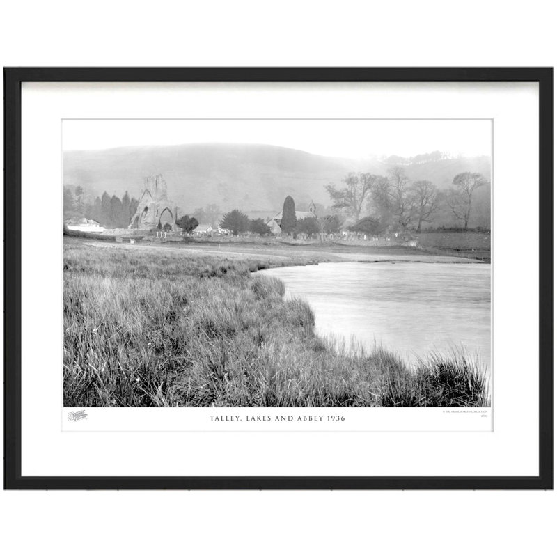 Talley, Lakes And Abbey 1936 by Francis Frith - Single Picture Frame Print, 45cm H x 60cm W x 2.3cm D