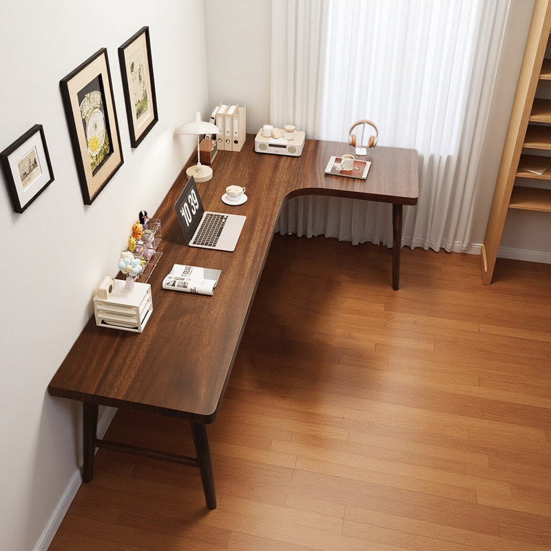 Bureau de style moderne, H 29,53 po x l 86,61 po x P 47,24 po